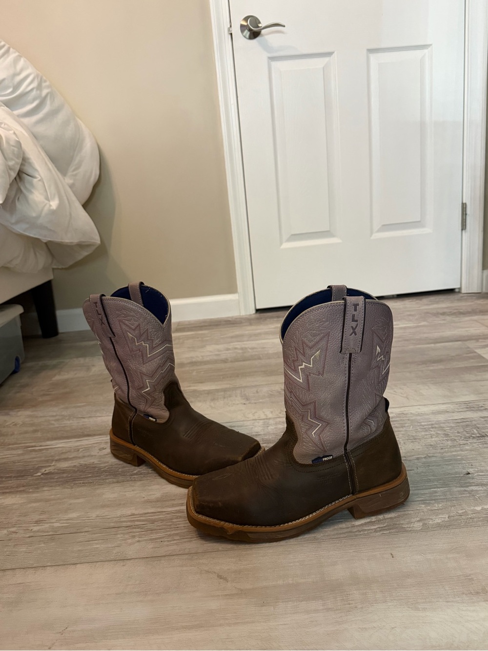 Tony Lama TLX Women’s Waterproof Composite Toe Pull On Western Boots Size 10